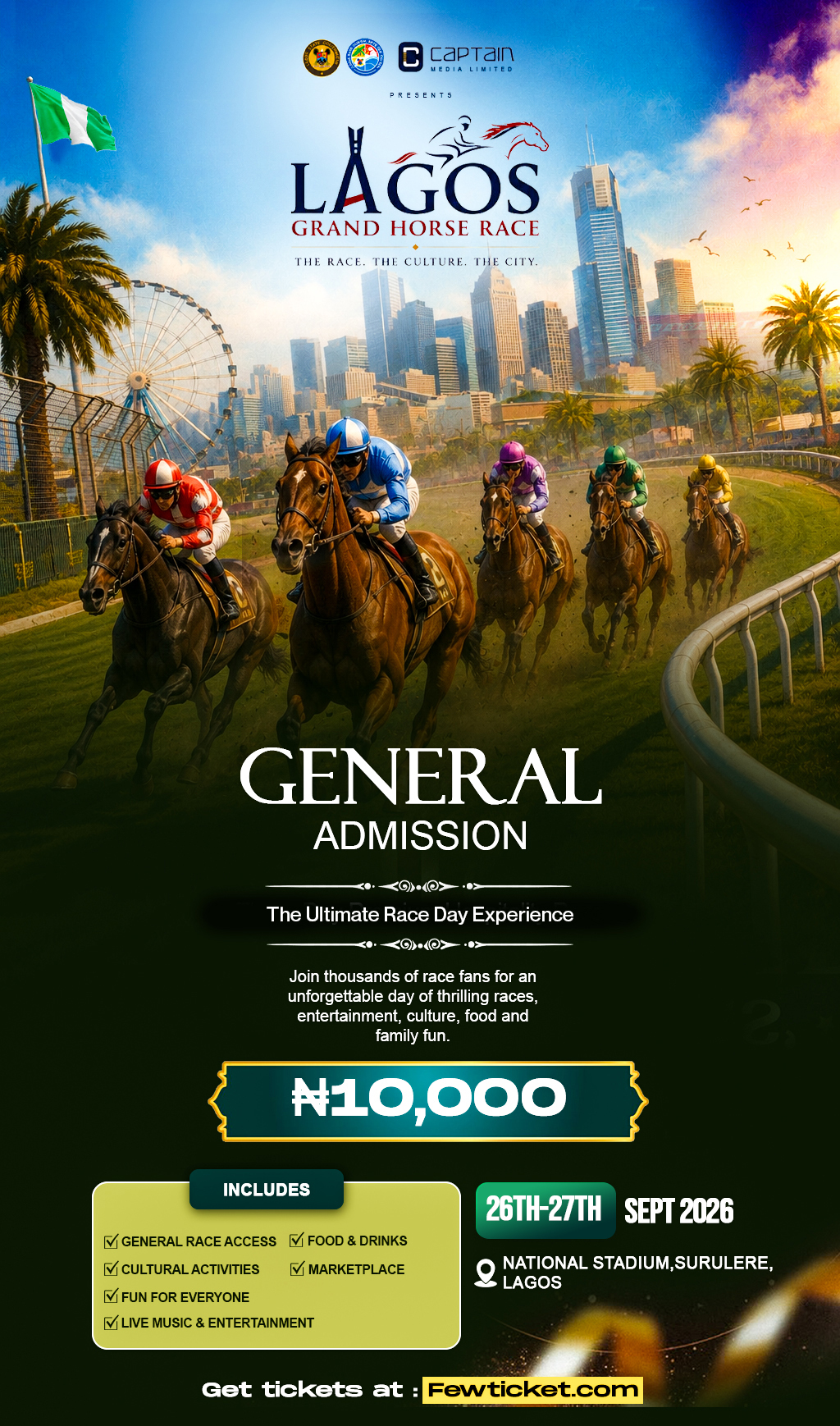 LAGOS GRAND HORSE RACE | Fewticket